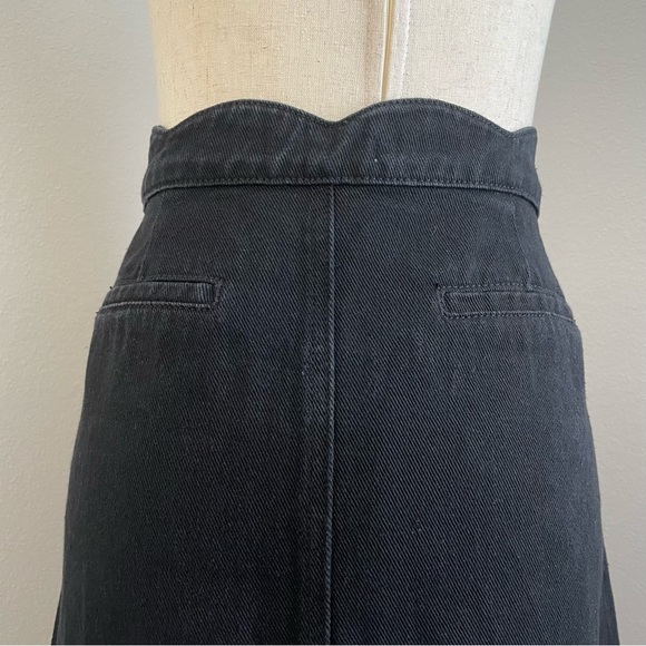 Blu Pepper Black Denim Mini Skirt Small - Picture 6 of 10